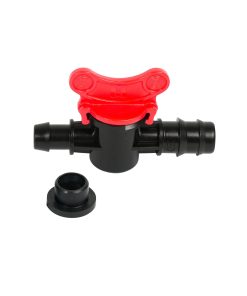 Van khoá khởi thuỷ kèm ron ống LDPE phi 16,20,25,32