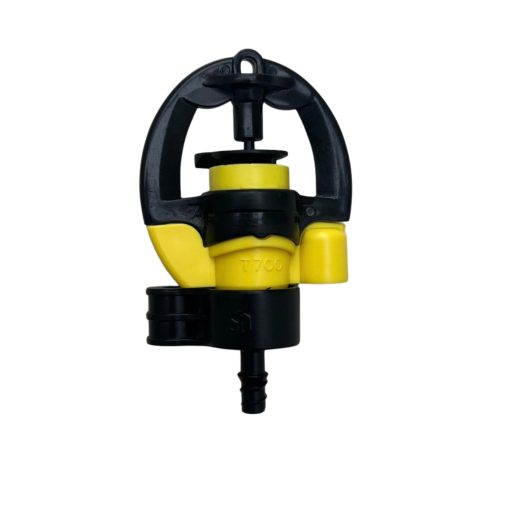 Béc không bù áp T700 là dòng béc nhập khẩu, chất liệu nhựa dày dặn, phạm vi tưới với đường kính từ 3-4 mét, có thể chỉnh bán kính tại miếng chặn của béc