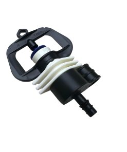 Béc bù áp T800 là hàng nhập khẩu, béc có ron cao su có công dụng bù áp đẩm bảo lưu lượng nước của các béc tự phân bố đồng đều trên địa hình có độ dốc cao