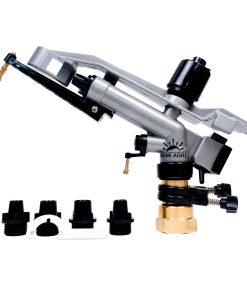 Béc cánh đập chân ren bằng đồng kích cỡ 48 MM, bán kính tưới 25-30 mét, kết nối với chân ren ngoài PVC cỡ 48MM
