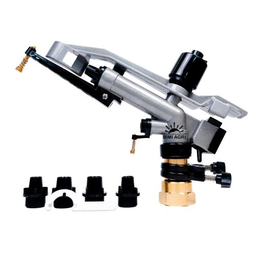Béc cánh đập chân ren bằng đồng kích cỡ 48 MM, bán kính tưới 25-30 mét, kết nối với chân ren ngoài PVC cỡ 48MM