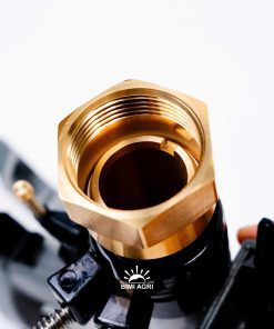 Béc cánh đập chân ren bằng đồng kích cỡ 48 MM, bán kính tưới 25-30 mét, kết nối với chân ren ngoài PVC cỡ 48MM