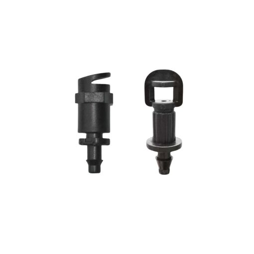 Béc đen chân cắm là dòng béc mini lưu lượng từ 90-100l/H, bán kính tưới từ 1 mét đến 1 mét 2, tưới gốc vô cùng hiệu quả