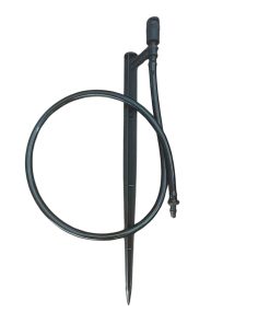 Béc đen chân cắm là dòng béc mini lưu lượng từ 90-100l/H, bán kính tưới từ 1 mét đến 1 mét 2, tưới gốc vô cùng hiệu quả