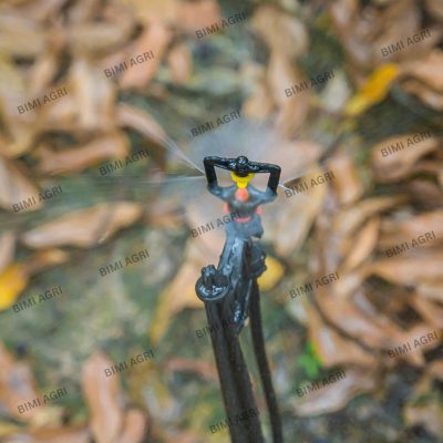 Béc phun sương xoè không chỉnh bán kính, tia phun sương mịn, phù hợp tưới vườn lan, tưới cho cây trồng trong nhà kính và phun thuốc hoá học cho hệ thống tưới tự động