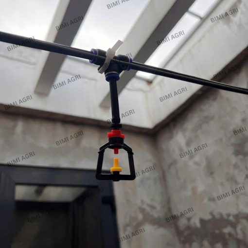 Béc phun sương xoè không chỉnh bán kính, tia phun sương mịn, phù hợp tưới vườn lan, tưới cho cây trồng trong nhà kính và phun thuốc hoá học cho hệ thống tưới tự động