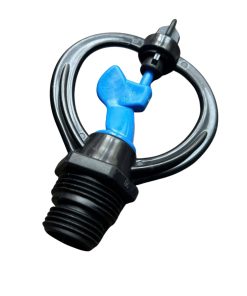 Béc thân xoay chất liệu nhựa, tưới quay tròn 360 độ, đường kính tưới 5-7 mét , chân ren 21MM hoặc 27MM