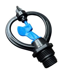 Béc thân xoay chất liệu nhựa, tưới quay tròn 360 độ, đường kính tưới 5-7 mét , chân ren 21MM hoặc 27MM