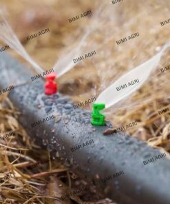 Dòng béc bọ hay còn gọi là béc mini tưới gốc với lưu lượng 40-50L/H, bán kính tưới 50-60 cm