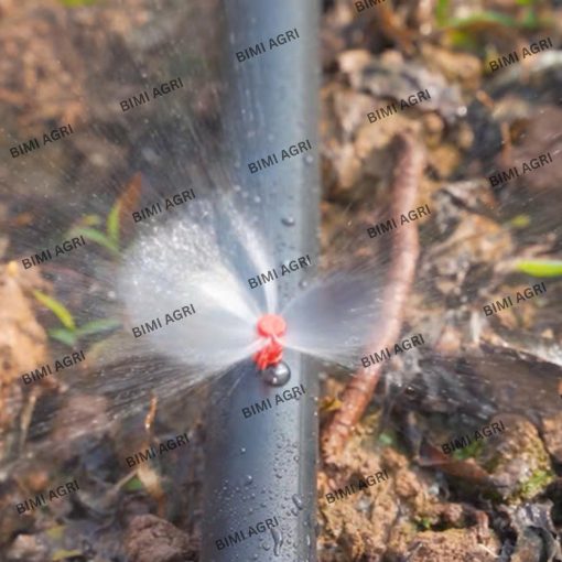 Dòng béc bọ hay còn gọi là béc mini tưới gốc với lưu lượng 40-50L/H, bán kính tưới 50-60 cm