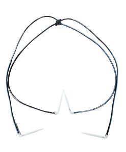 Bộ que nhỏ giọt chia 4, với 4 que nhỏ giọt dài 10cm, mỗi đoạn dây dẫn nước 3/5 dài 50cm, và 1 đầu chia ra 4 đoạn dây