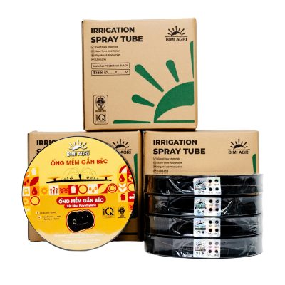 Ống mềm không đục lỗ gắn béc tưới gốc có kích thước phi 27,34