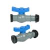 Van khoá khỏi thuỷ kèm ron phi 27. Kết nối từ ống cứng PVC ra ống mềm xẹp phi 27