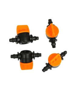 Van khoá sino chỉnh lưu lượng tại đầu béc tưới, giúp điều chỉnh lưu lượng nước to hay nhỏ theo ý muốn của người dùng