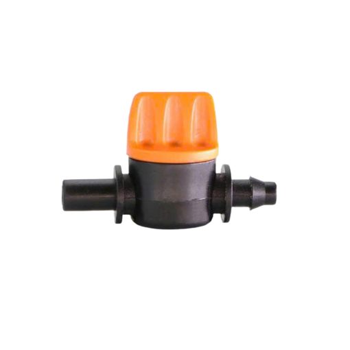 Van khoá sino chỉnh lưu lượng tại đầu béc tưới, giúp điều chỉnh lưu lượng nước to hay nhỏ theo ý muốn của người dùng