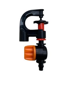 Van khoá sino chỉnh lưu lượng tại đầu béc tưới, giúp điều chỉnh lưu lượng nước to hay nhỏ theo ý muốn của người dùng