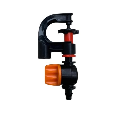 Van khoá sino chỉnh lưu lượng tại đầu béc tưới, giúp điều chỉnh lưu lượng nước to hay nhỏ theo ý muốn của người dùng