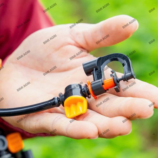 Van khoá sino chỉnh lưu lượng tại đầu béc tưới, giúp điều chỉnh lưu lượng nước to hay nhỏ theo ý muốn của người dùng