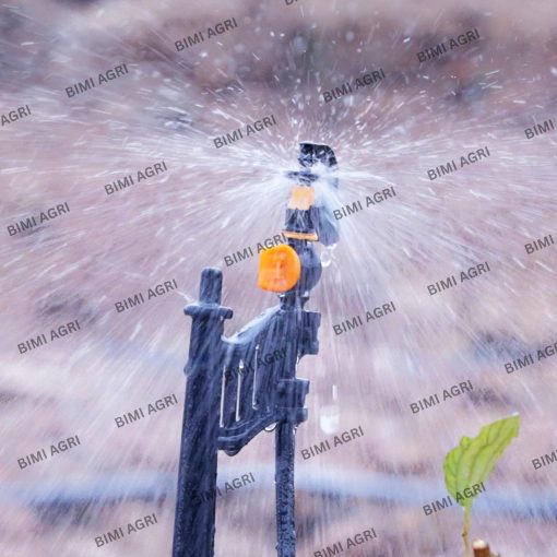 Van khoá sino chỉnh lưu lượng tại đầu béc tưới, giúp điều chỉnh lưu lượng nước to hay nhỏ theo ý muốn của người dùng
