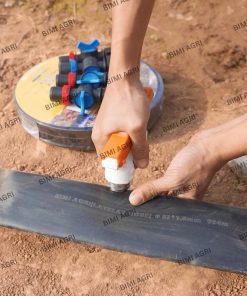 Kìm bấm lỗ kết nối van gài từ ống chính PE 2 lớp ra ống nhánh mềm phi 16,21,27,34