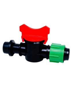 Van khoá khởi thuỷ ống nhỏ giọt phi 16, sản phẩm bao gồm 1 van khoá và 1 ron cao su