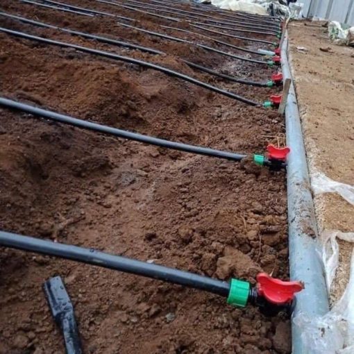 Van khoá khởi thuỷ ống nhỏ giọt phi 16, sản phẩm bao gồm 1 van khoá và 1 ron cao su