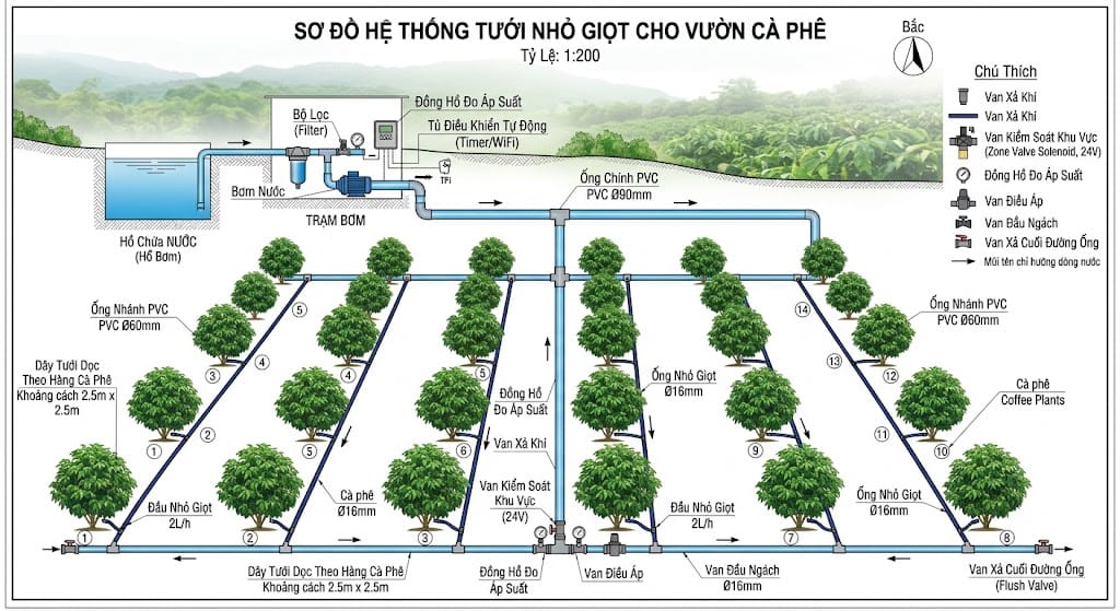 hệ thống tưới